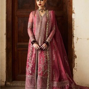 Hussain Rehar Marjani Embroidered 3-Piece Outfit • Size Small • Preloved